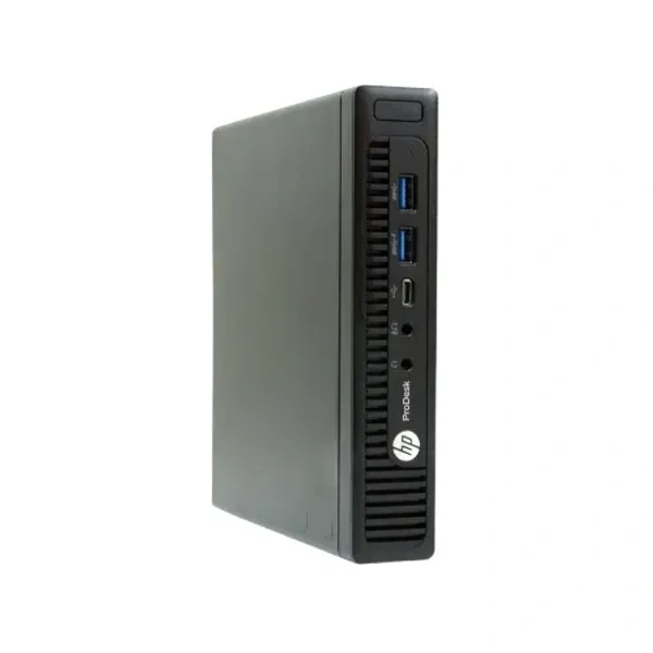 HP ProDesk 600 G2 Tiny PC (Renewed) - Black, A, Corei3 6th, 256GB, 8GB