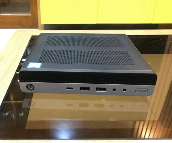 HP EliteDesk 800 G3 Tiny PC (Renewed) - White, A, Corei3 6th, 256GB, 8GB