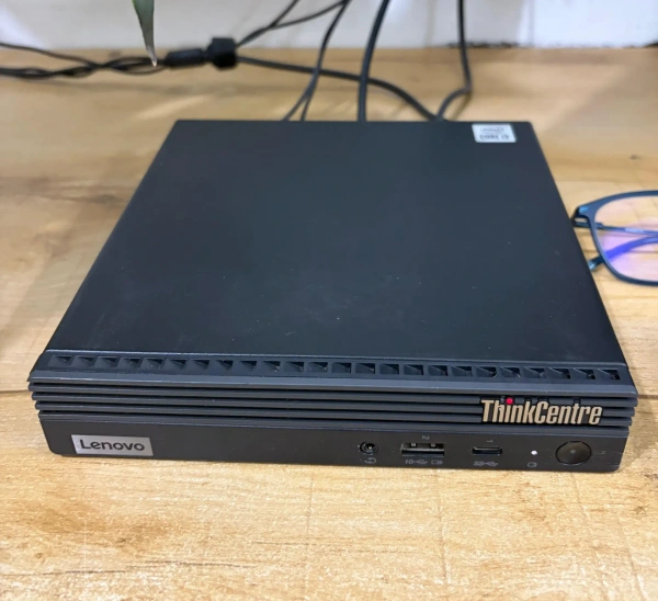 Lenovo ThinkCentre M70Q Tiny Desktop (Refurbished) - Black, A, COREi3 10th, 512GB, 8GB