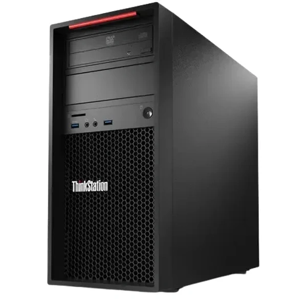 Lenovo ThinkStation P320 Full Tower (Refurbished) - Black, A, Corei5, 1TB HDD & 256GB M.2, 32GB