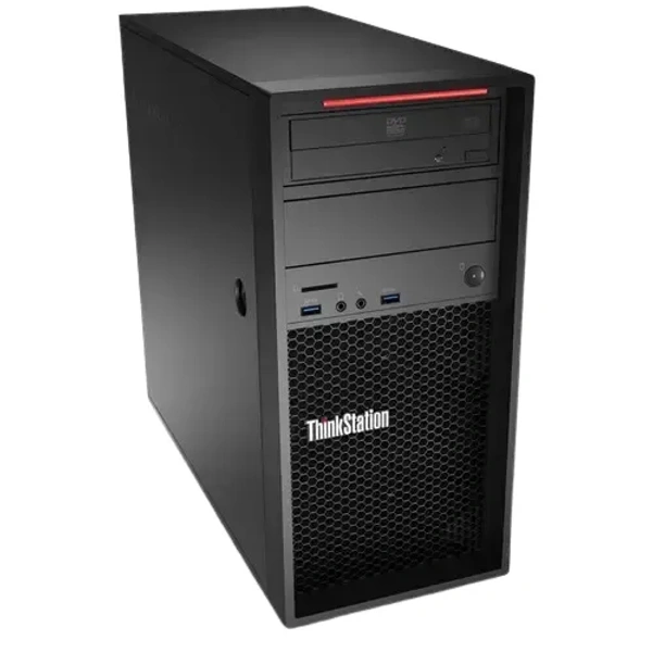 Lenovo ThinkStation P320 Full Tower (Refurbished) - Black, A, Corei5, 1TB HDD & 256GB M.2, 32GB