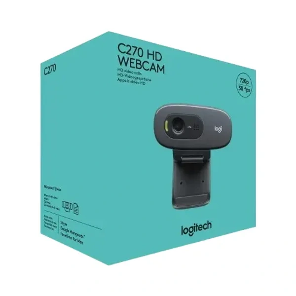 Logitech C270 HD USB Webcam With MIC (New)