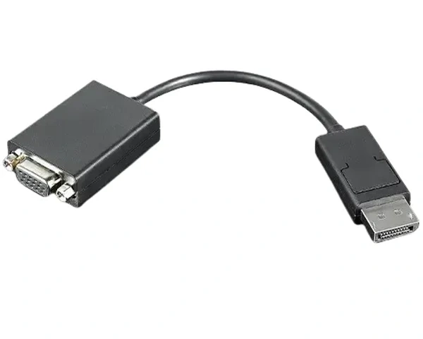 Lenovo DP (DisplayPort) to VGA Adapter (Renewed)