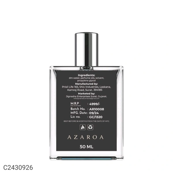 Azaroa The Most Wanted Parfum – 50ML (Pack of 2) - 100ml, 400gm