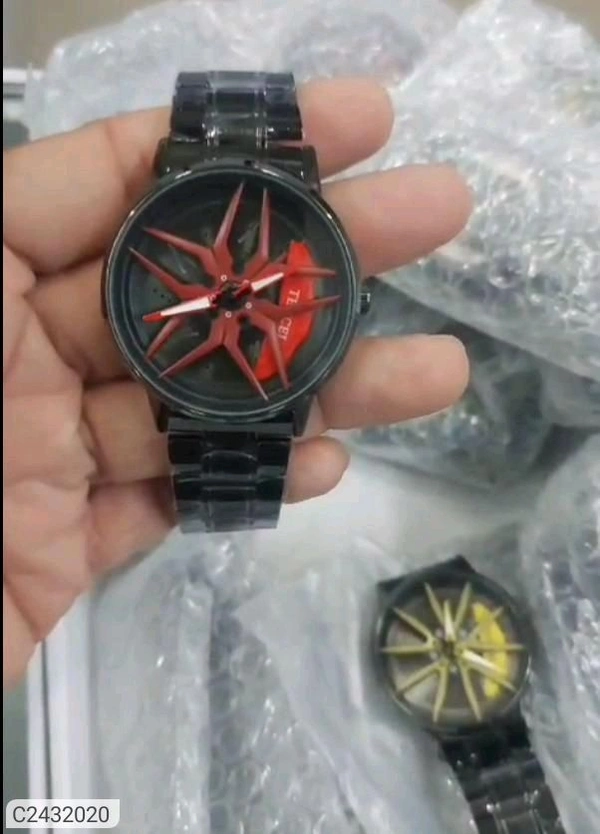 Stereoscopic Car Wheel Watch – Quartz Movement (Pack of 1)
 - 1, 200g