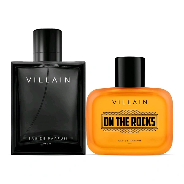 Villain Classic Black & On the Rocks EDP Combo - 1