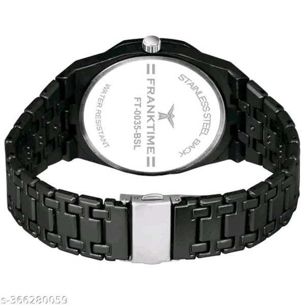 Modern Men Analog Watch – Alloy Strap, Quartz Movement - Royal Blue