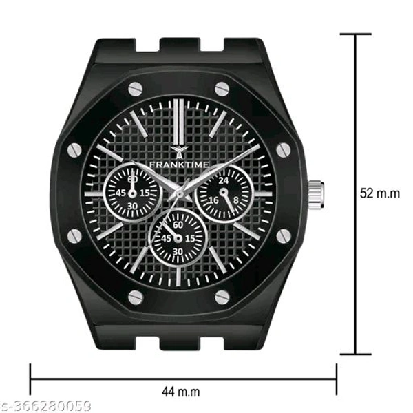 Modern Men Analog Watch – Alloy Strap, Quartz Movement - Royal Blue