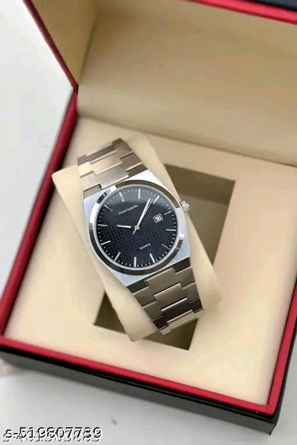 Classy Men Analog Watch – Stainless Steel Strap, Round Dial (30mm)

