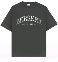 Berserk / Vintage Charcoal Gray / Oversized T-Shirt - L