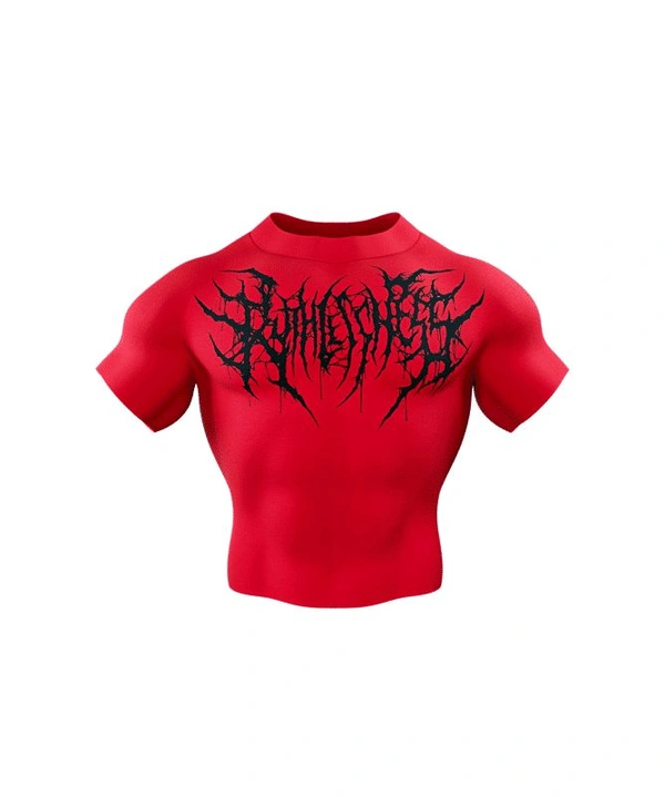 Venom High Neck Compression Tshirt Half Sleeve
 - L