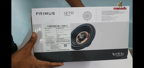 Harmony Infinity Primus 12 Sub Woofer 4ohms  Sub Woofer infinity Prums 12"