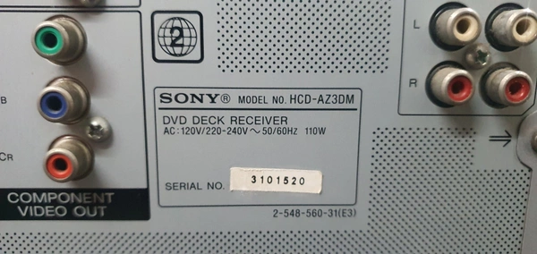 Sony Used Stereo Audio System 