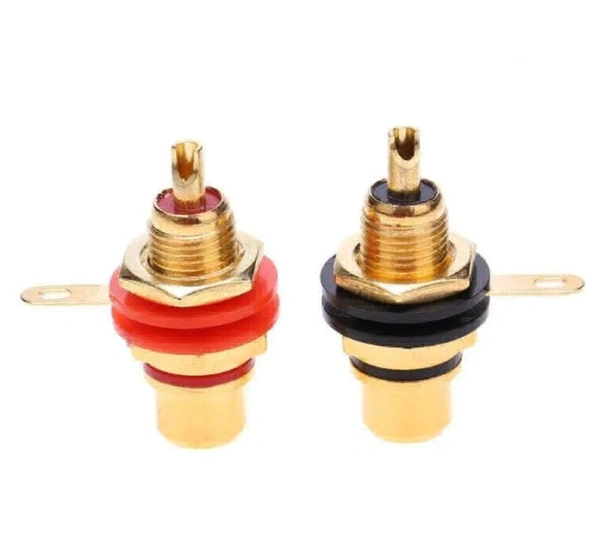 High Quality Rca Socket  1 Pair 