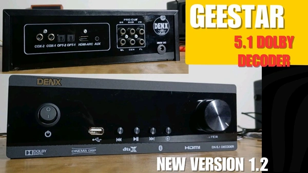 Geestar 5.1 Preamp Unit, Decoder V-1.2