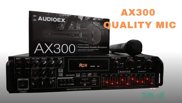 Ax300 Wired Mic 