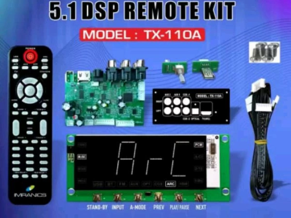 IMRANICS 5.1 Dsp Remote Kit 110A New Model  - Black