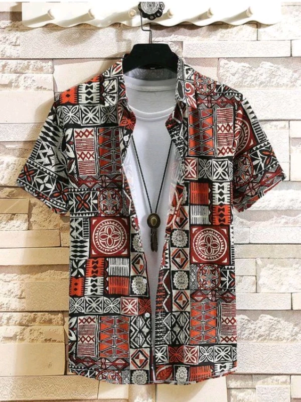 Men Printed Casual Shirt Combo - S