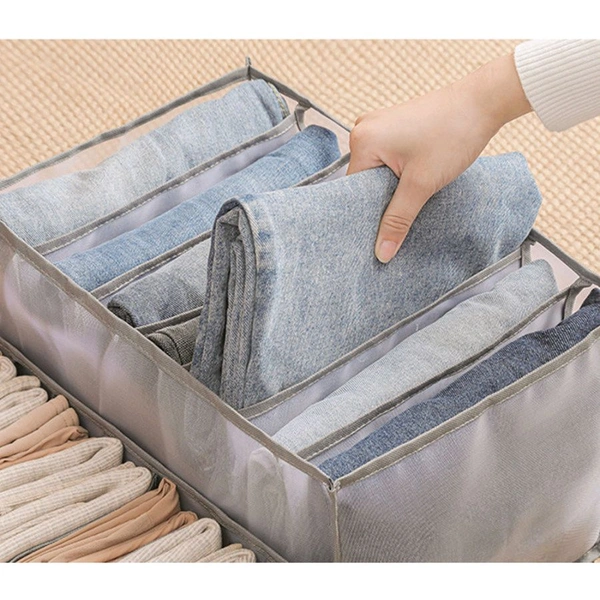 7 GRID FOLDING CLOTHES ORGANIZER FOR WARDROBE(MEDIUM SIZE)