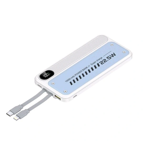 PORTABLE 22.5VW FAST CHARGE WITH CABLE LARGE CAPACITY POWER BANK