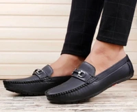 Loafers For Men (Black) - 8