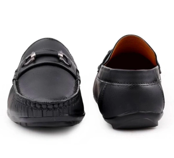 Loafers For Men (Black) - 8