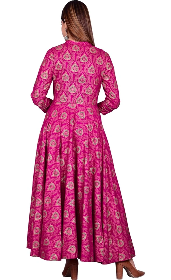 Designer kurti printed kurti and embroidery working - L