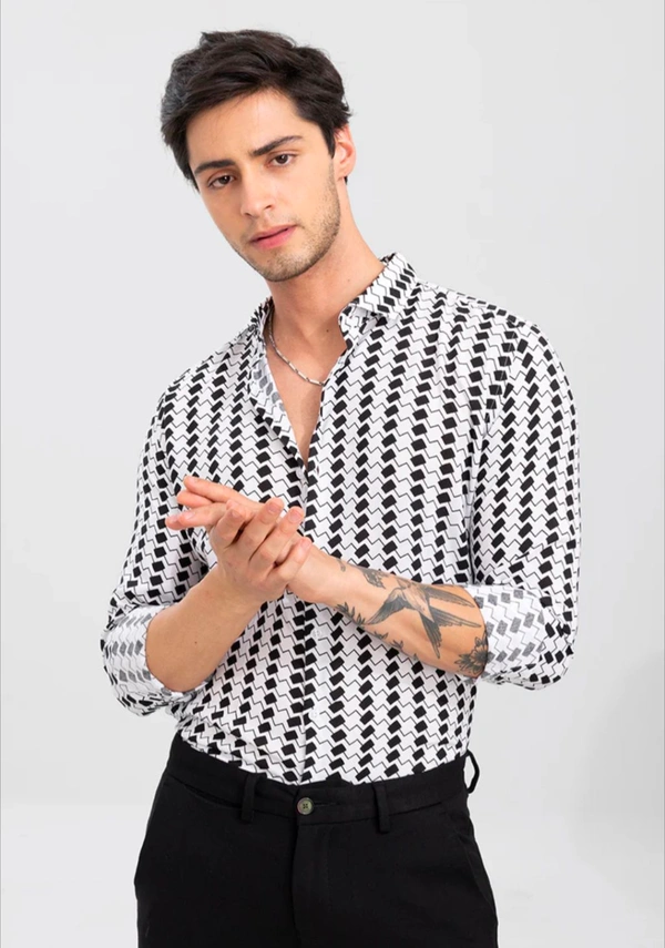 MARMIC PRINTED SHIRT - M