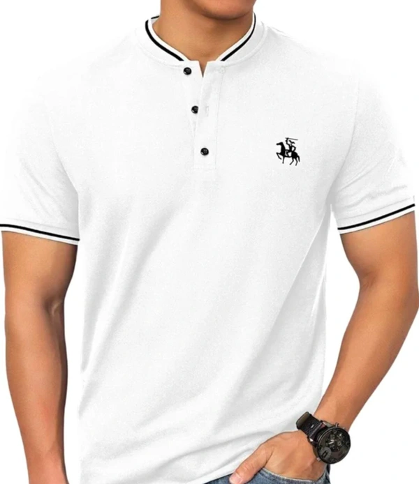  MEN'S CHINESE POLO TSHIRT| MEN'S REGULAR FIT POLOS|MEN - S