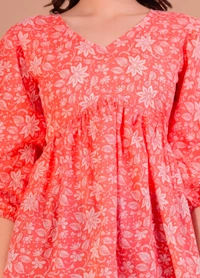 Trendy Printed Top Women Stylish Top for Girls - S