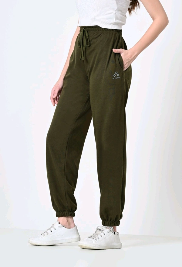 Alza Pack of 2 Women Solid Dark Green, Purple Track Pants - 28