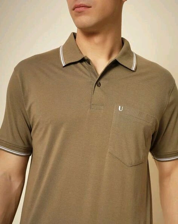 UNIBERRYMen Regular Fit Polo T-Shirt... - M