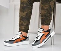BADLAV Men's Lace Up Platform Sneakers Comfortable Casual Fashion Sneaker Walking Shoes (M2-002) - 10