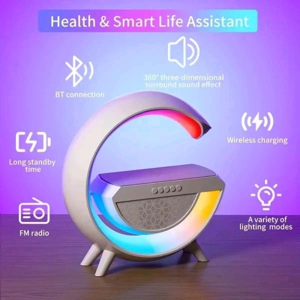 G SPEAKER LAMP & ALARM CLOCK WITH CHARGER