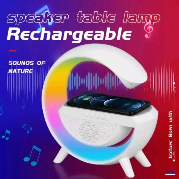 G SPEAKER LAMP & ALARM CLOCK WITH CHARGER