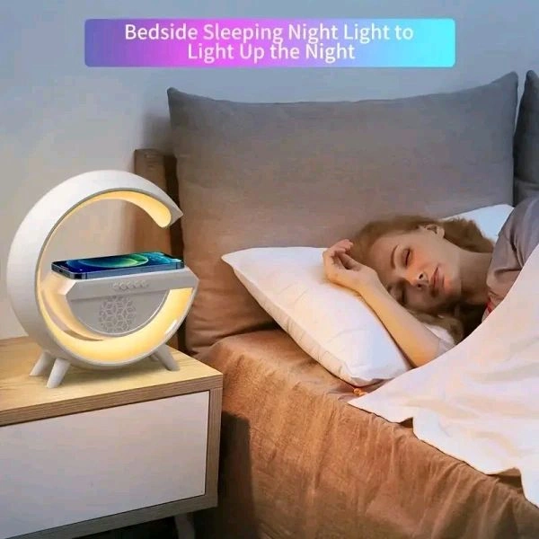 G SPEAKER LAMP & ALARM CLOCK WITH CHARGER