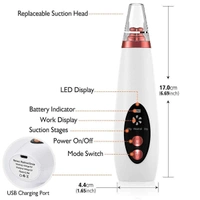 6 IN 1 MULTI-FUNCTION BLACKHEAD SECTION PROFESSIONAL MULTI-FUNCTIONAL BLACKHEAD REMOVER & PORE CLEANER 