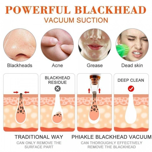 6 IN 1 MULTI-FUNCTION BLACKHEAD SECTION PROFESSIONAL MULTI-FUNCTIONAL BLACKHEAD REMOVER & PORE CLEANER 