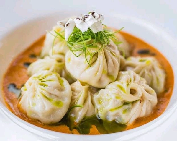 Fried Veg Momos 8pcs