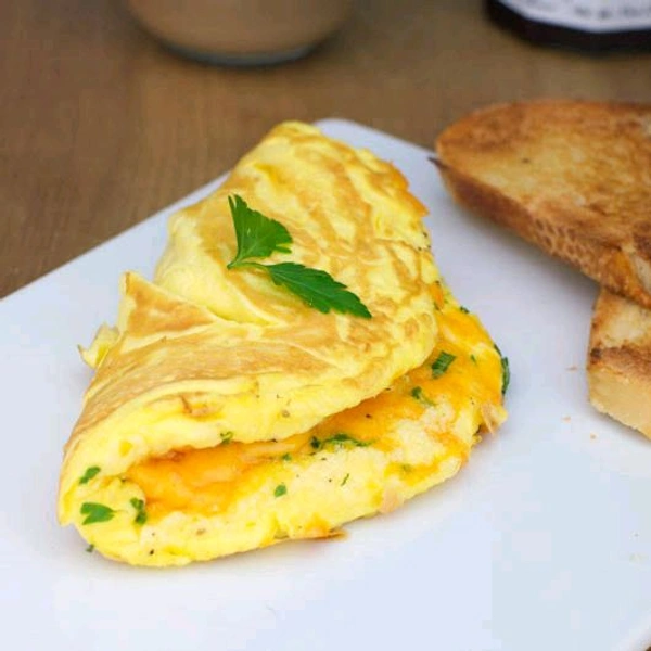 Cheese Omellete with Amul Butter