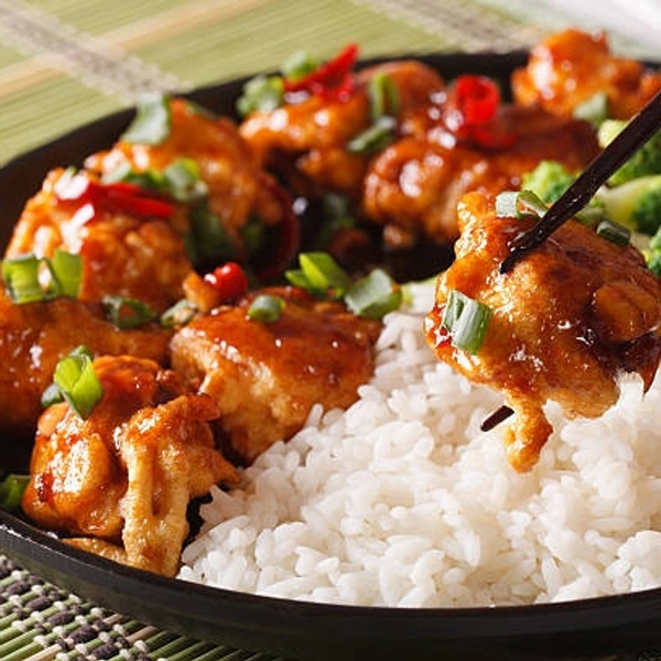 Chilly Chicken Gravy+ Fried Rice 