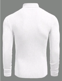 high neck Ok - White, XL
