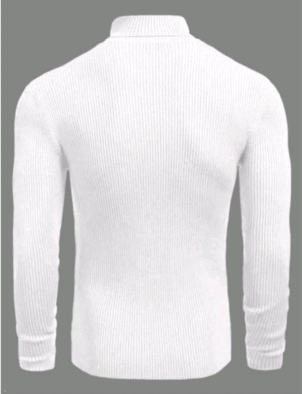 high neck Ok - White, XL