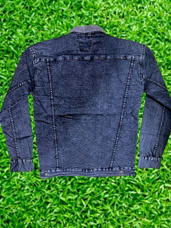 i-20  Jeans jacket (navy blue  colour ) ( pack of 1) - Gray, free size