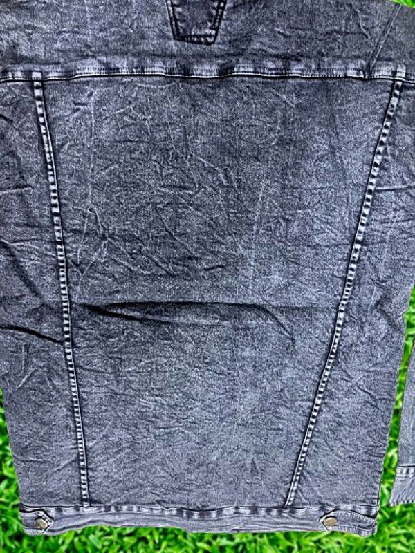 i-20  Jeans jacket (navy blue  colour ) ( pack of 1) - Gray, free size