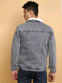 i-20  Jeans jacket (Gray colour ) ( pack of 1) - Black, free size
