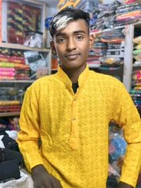 Punjabi  - Yellow, free size