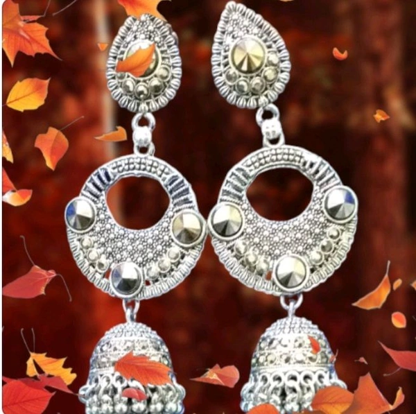 Silver Jhumka