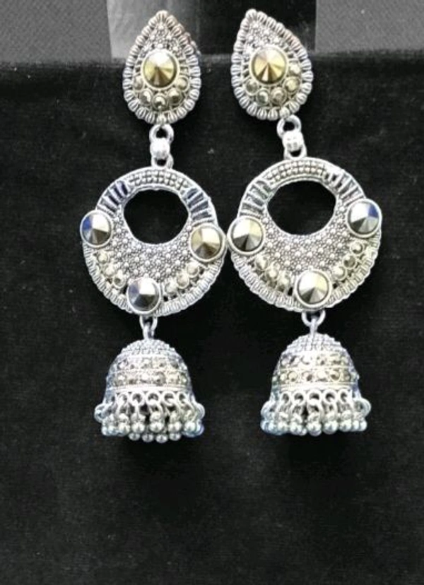 Silver Jhumka