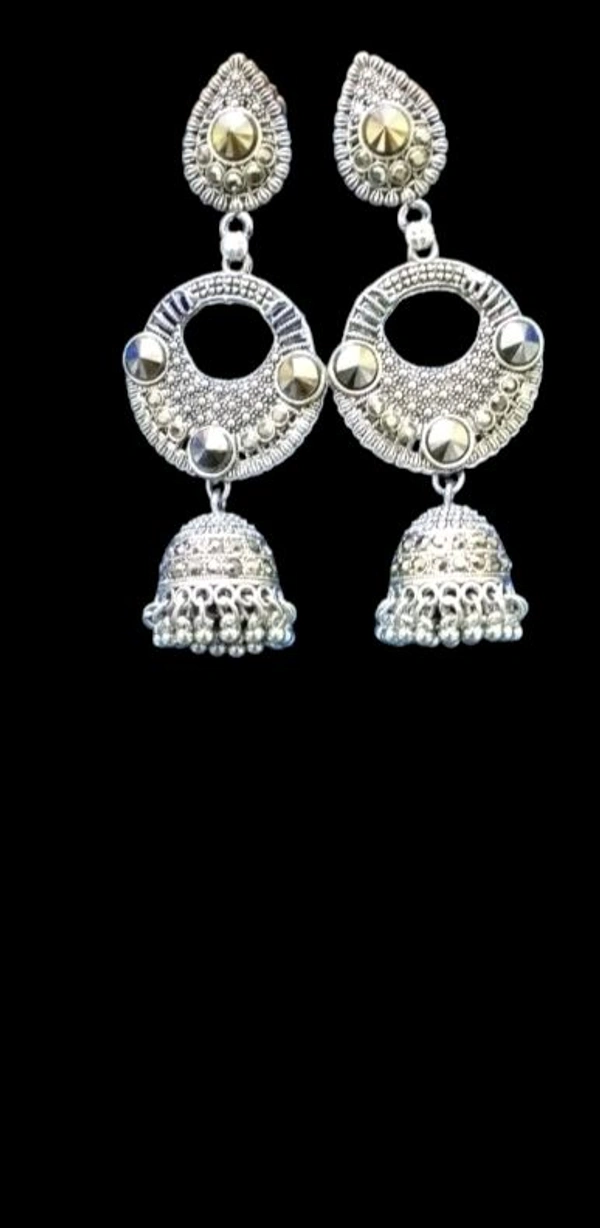 Silver Jhumka